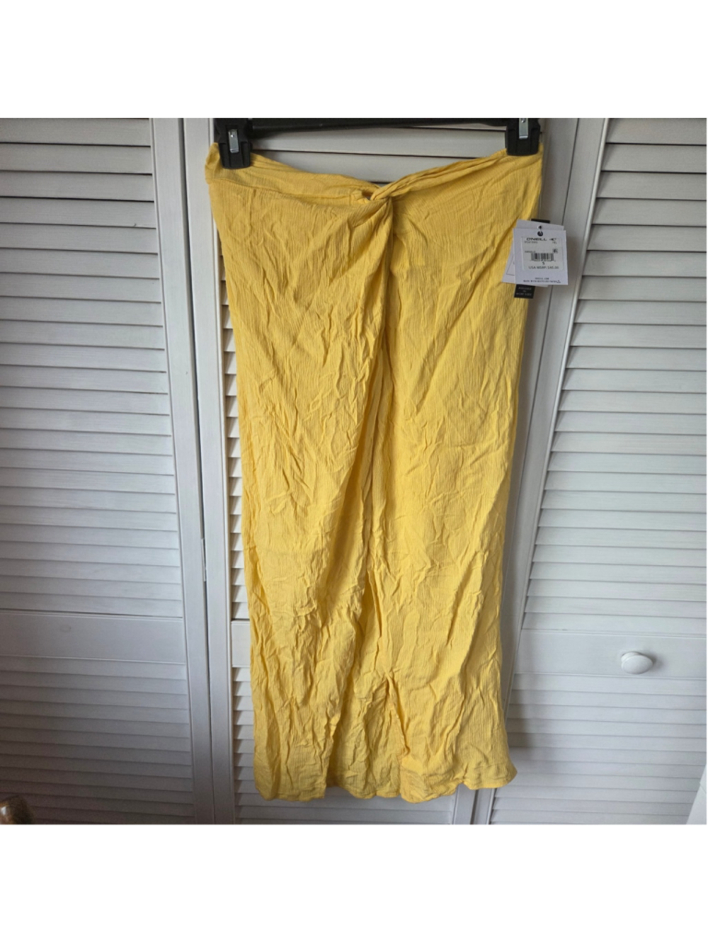 Women's O'Neill Hanalei Sarong Skirt Yellow Size S